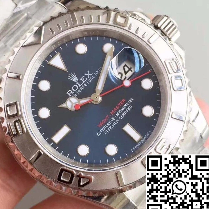 Factory 1259 Yacht-Master JF Rolex 40MM Dial Resilient Blue 116622 0726